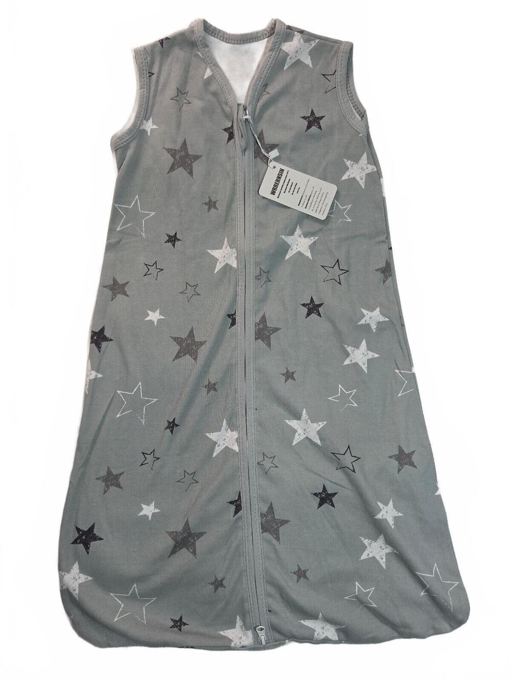 WRRRENSIN Baby Sleep Sack 0-6 Months 100% Cotton Star Print